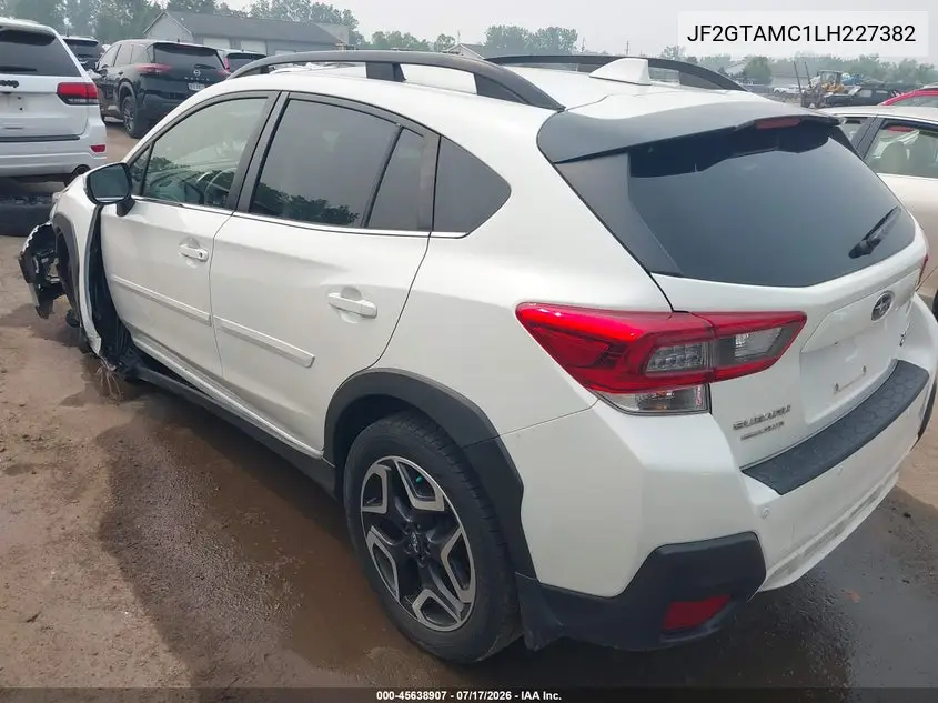 2020 Subaru Crosstrek Limited VIN: JF2GTAMC1LH227382 Lot: 45638907