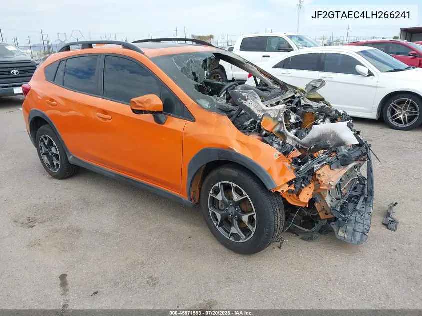 2020 Subaru Crosstrek Premium VIN: JF2GTAEC4LH266241 Lot: 45671593