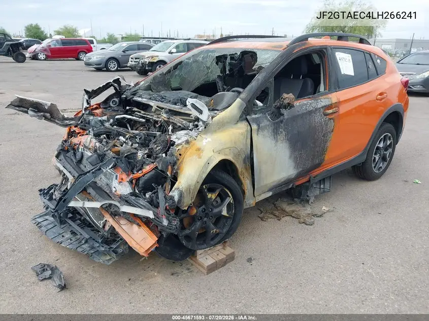2020 Subaru Crosstrek Premium VIN: JF2GTAEC4LH266241 Lot: 45671593