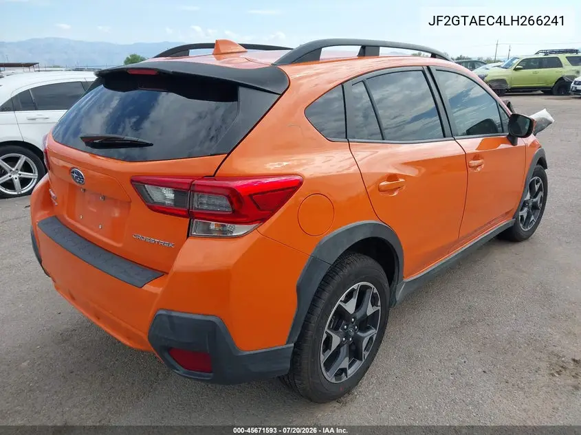 2020 Subaru Crosstrek Premium VIN: JF2GTAEC4LH266241 Lot: 45671593