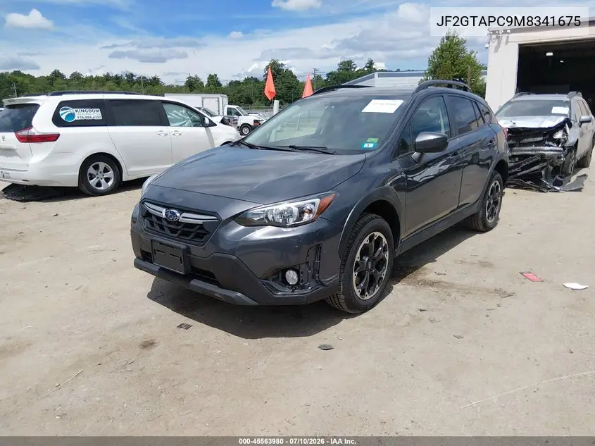 2021 Subaru Crosstrek Premium VIN: JF2GTAPC9M8341675 Lot: 45563980