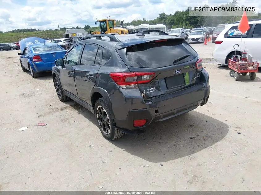 2021 Subaru Crosstrek Premium VIN: JF2GTAPC9M8341675 Lot: 45563980