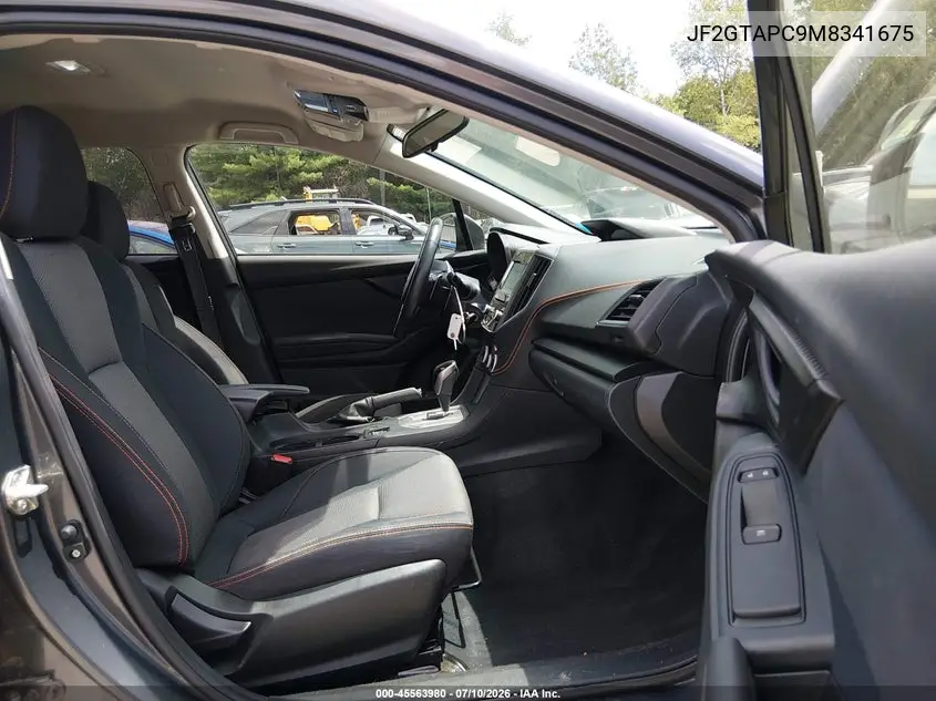2021 Subaru Crosstrek Premium VIN: JF2GTAPC9M8341675 Lot: 45563980
