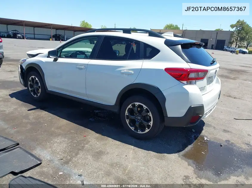 2021 Subaru Crosstrek Premium VIN: JF2GTAPC0M8657367 Lot: 45660691