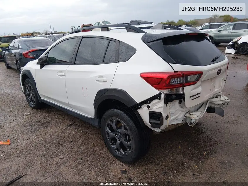 2021 Subaru Crosstrek Sport VIN: JF2GTHRC6MH295289 Lot: 45662387