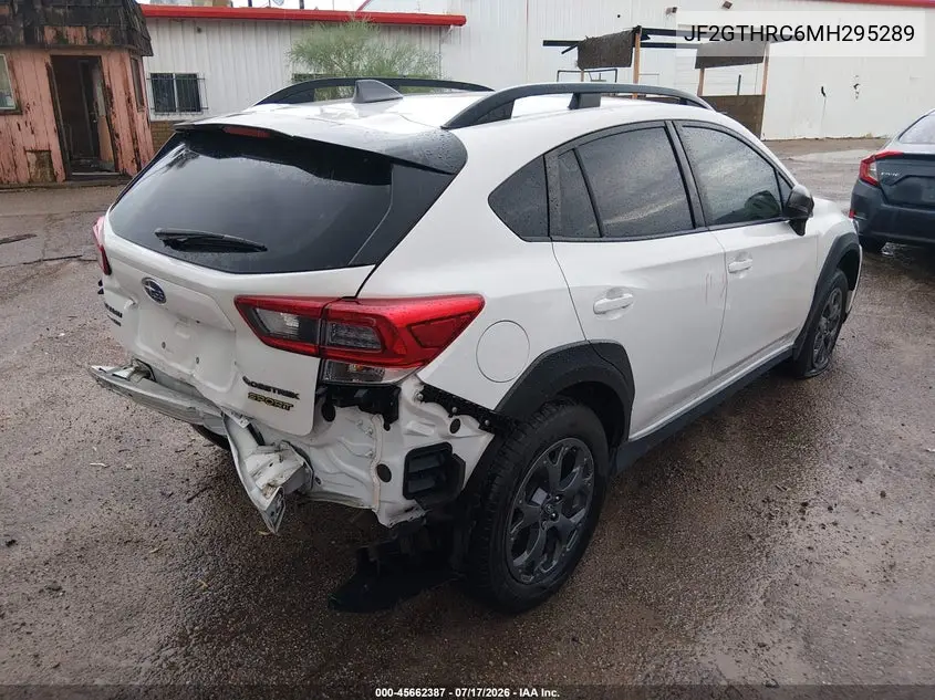 2021 Subaru Crosstrek Sport VIN: JF2GTHRC6MH295289 Lot: 45662387