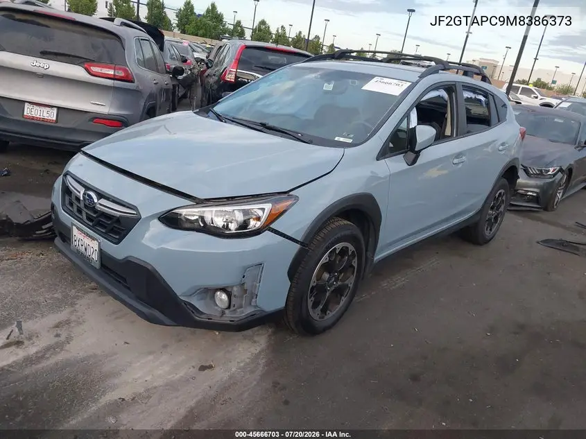 2021 Subaru Crosstrek Premium VIN: JF2GTAPC9M8386373 Lot: 45666703