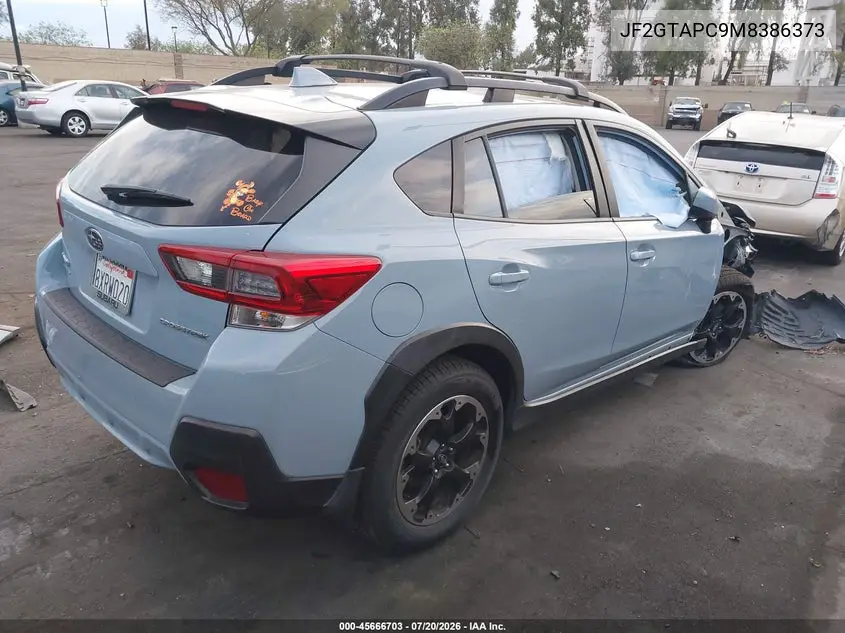 2021 Subaru Crosstrek Premium VIN: JF2GTAPC9M8386373 Lot: 45666703
