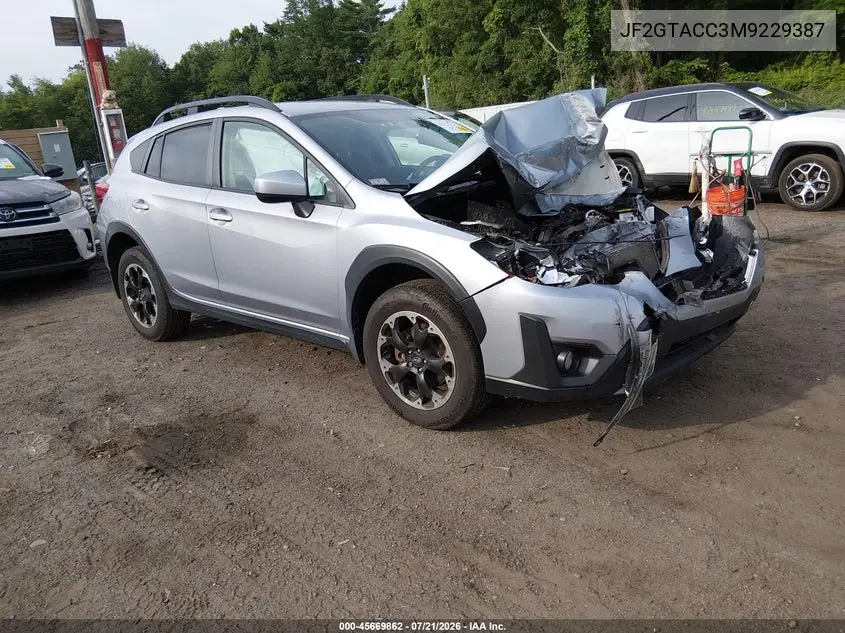2021 Subaru Crosstrek Premium VIN: JF2GTACC3M9229387 Lot: 45669862