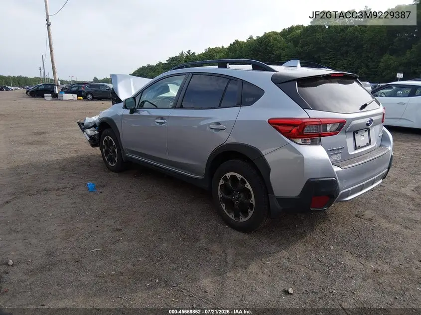 2021 Subaru Crosstrek Premium VIN: JF2GTACC3M9229387 Lot: 45669862