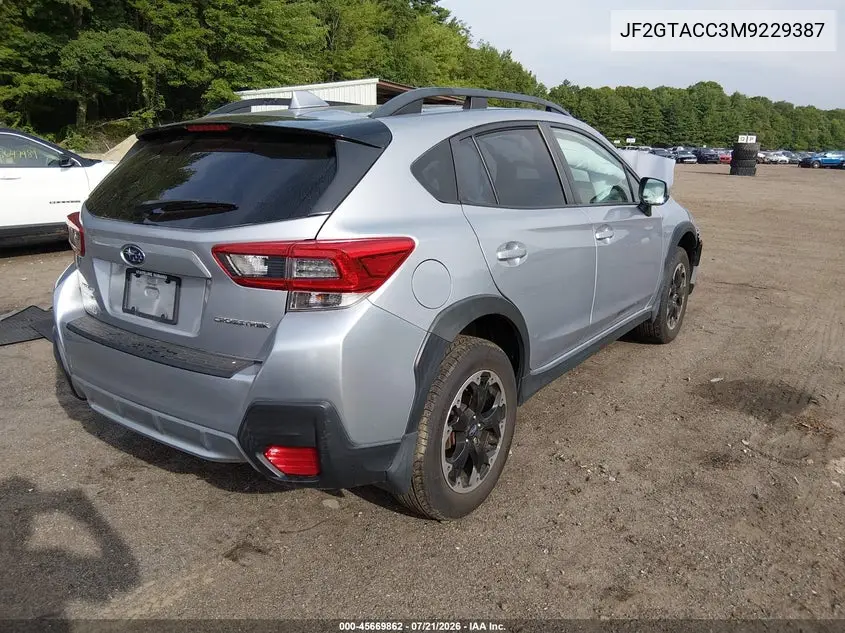2021 Subaru Crosstrek Premium VIN: JF2GTACC3M9229387 Lot: 45669862