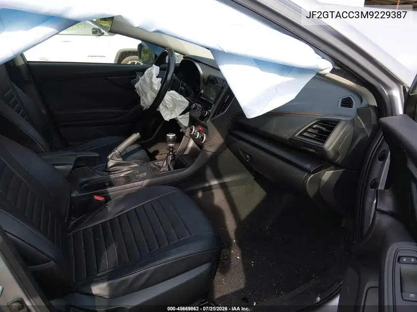 2021 Subaru Crosstrek Premium VIN: JF2GTACC3M9229387 Lot: 45669862