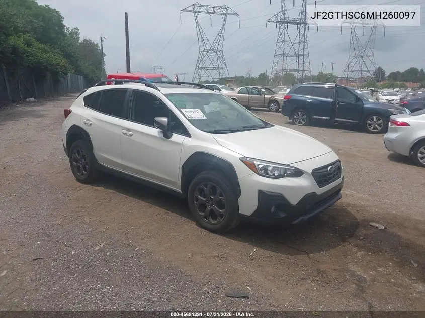 2021 Subaru Crosstrek Sport VIN: JF2GTHSC6MH260097 Lot: 45681391
