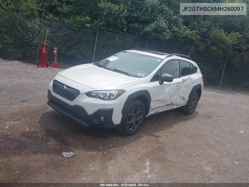 2021 Subaru Crosstrek Sport VIN: JF2GTHSC6MH260097 Lot: 45681391