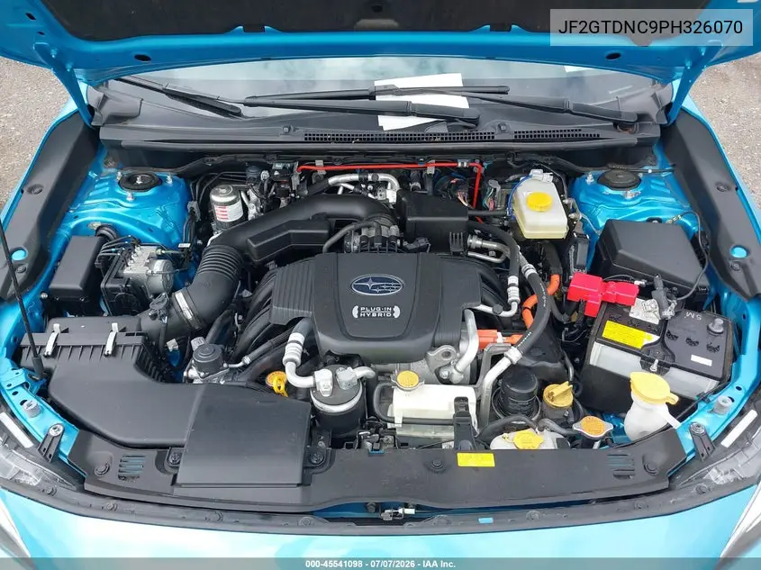 2023 Subaru Crosstrek Hybrid VIN: JF2GTDNC9PH326070 Lot: 45541098