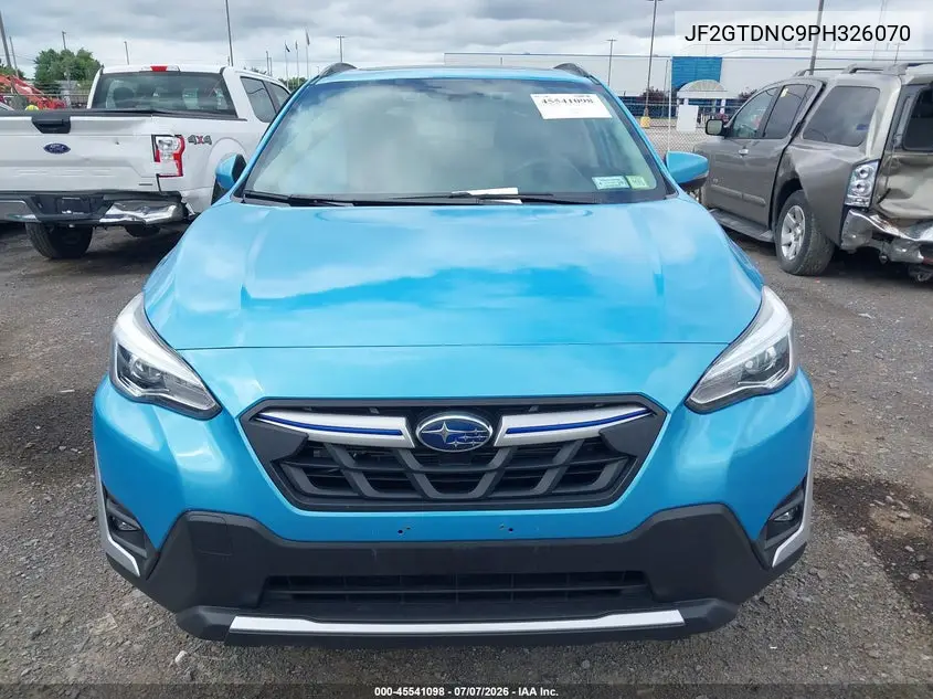 2023 Subaru Crosstrek Hybrid VIN: JF2GTDNC9PH326070 Lot: 45541098