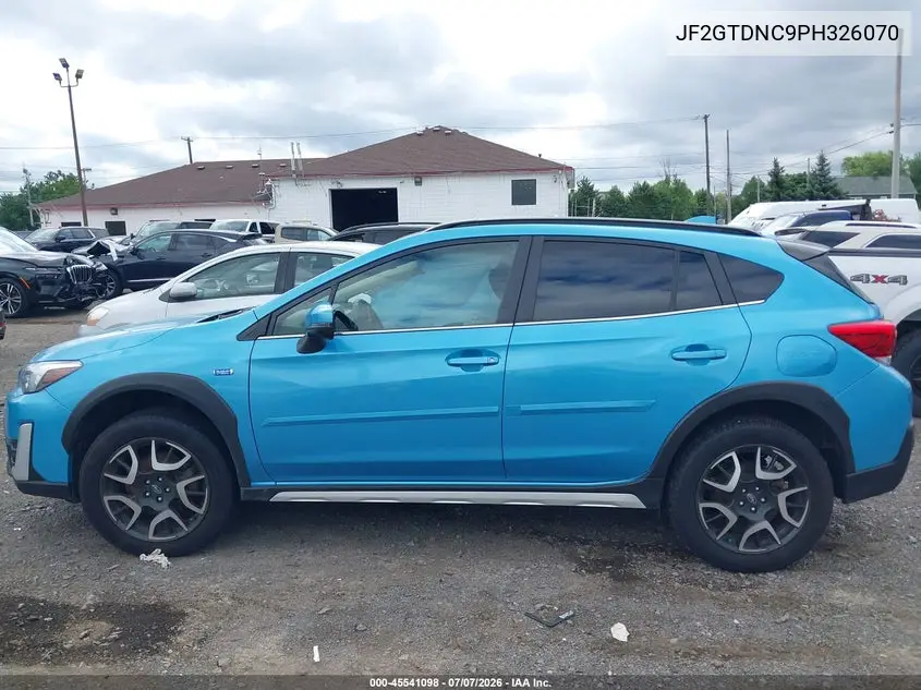2023 Subaru Crosstrek Hybrid VIN: JF2GTDNC9PH326070 Lot: 45541098