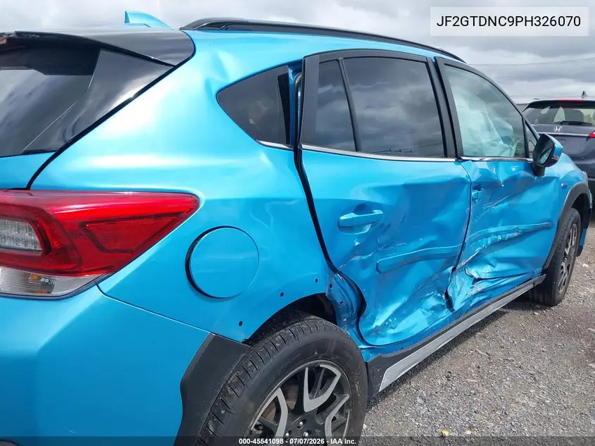2023 Subaru Crosstrek Hybrid VIN: JF2GTDNC9PH326070 Lot: 45541098