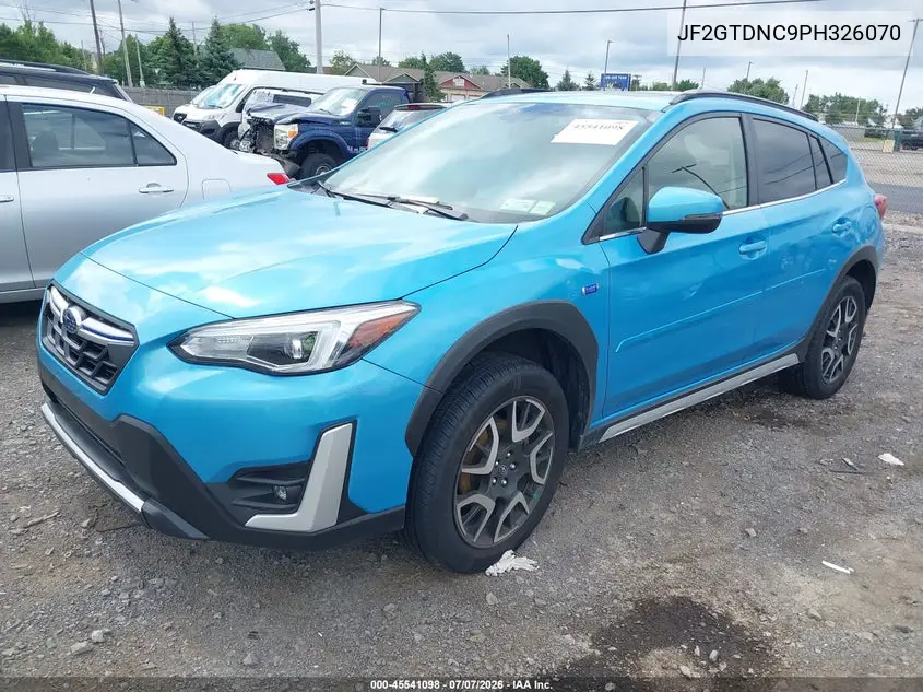 2023 Subaru Crosstrek Hybrid VIN: JF2GTDNC9PH326070 Lot: 45541098