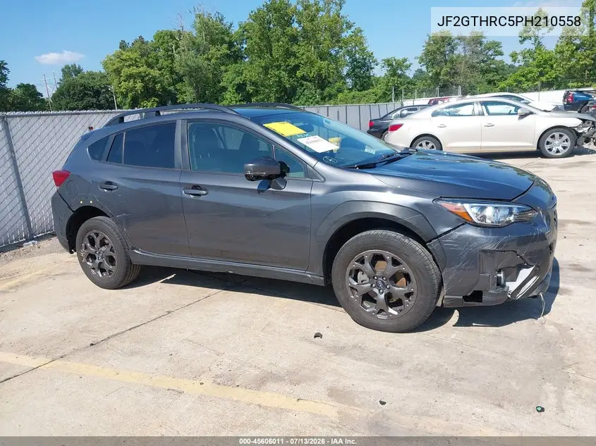 2023 Subaru Crosstrek Sport VIN: JF2GTHRC5PH210558 Lot: 45606011