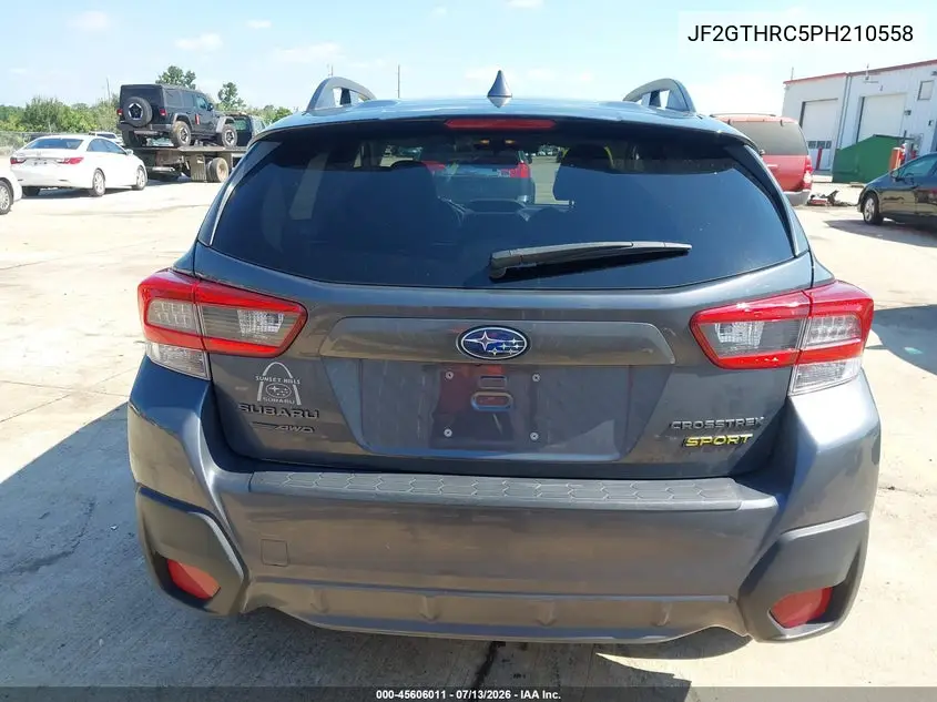 2023 Subaru Crosstrek Sport VIN: JF2GTHRC5PH210558 Lot: 45606011
