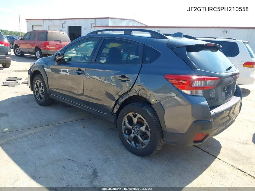2023 Subaru Crosstrek Sport VIN: JF2GTHRC5PH210558 Lot: 45606011