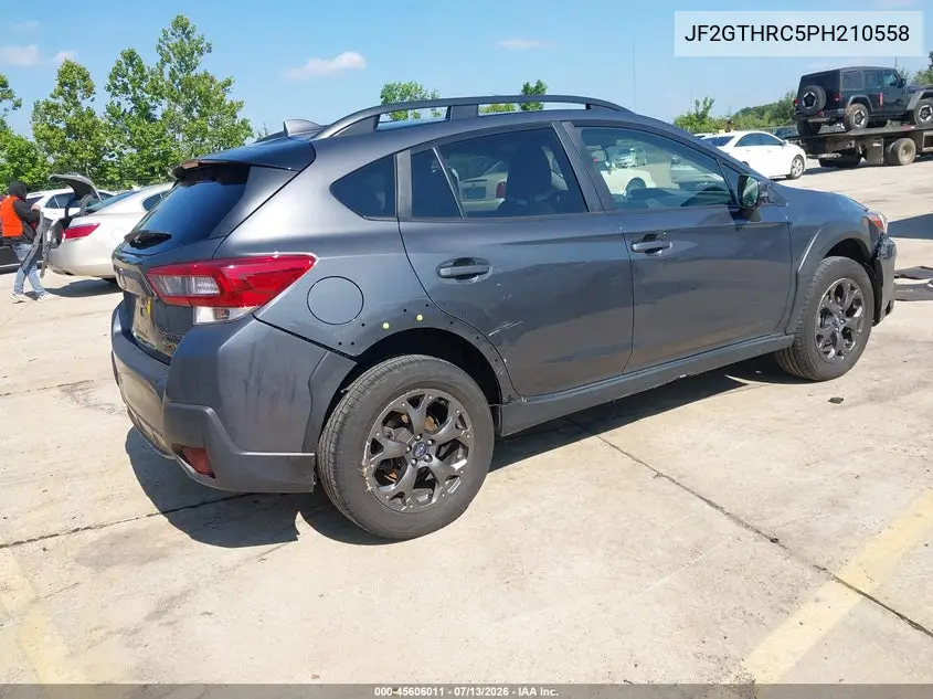 2023 Subaru Crosstrek Sport VIN: JF2GTHRC5PH210558 Lot: 45606011