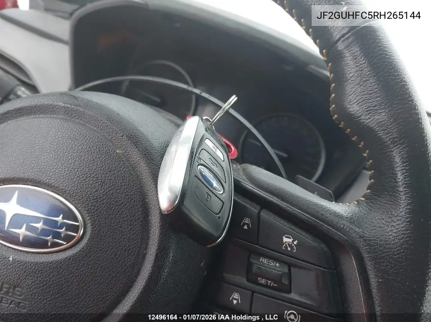 2024 Subaru Crosstrek Onyx VIN: JF2GUHFC5RH265144 Lot: 12496164