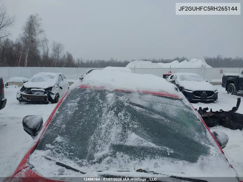 2024 Subaru Crosstrek Onyx VIN: JF2GUHFC5RH265144 Lot: 12496164