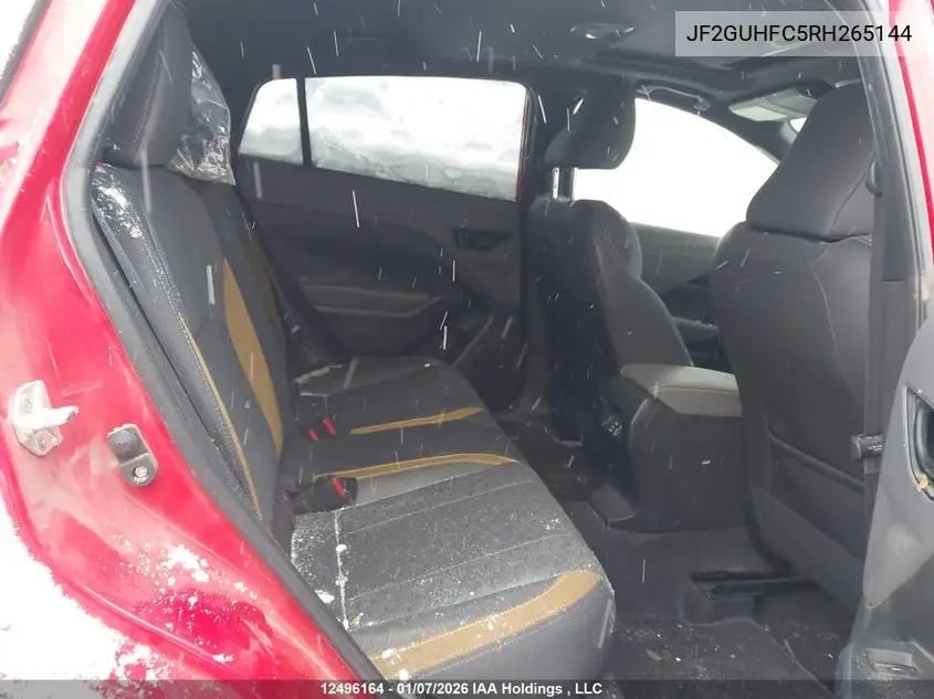 2024 Subaru Crosstrek Onyx VIN: JF2GUHFC5RH265144 Lot: 12496164