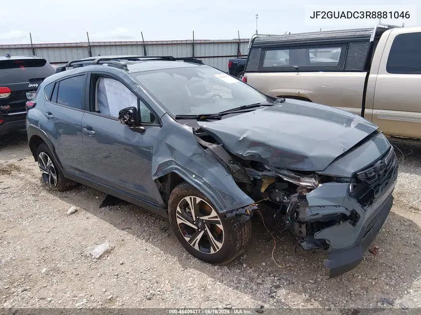 2024 Subaru Crosstrek Premium VIN: JF2GUADC3R8881046 Lot: 45409477