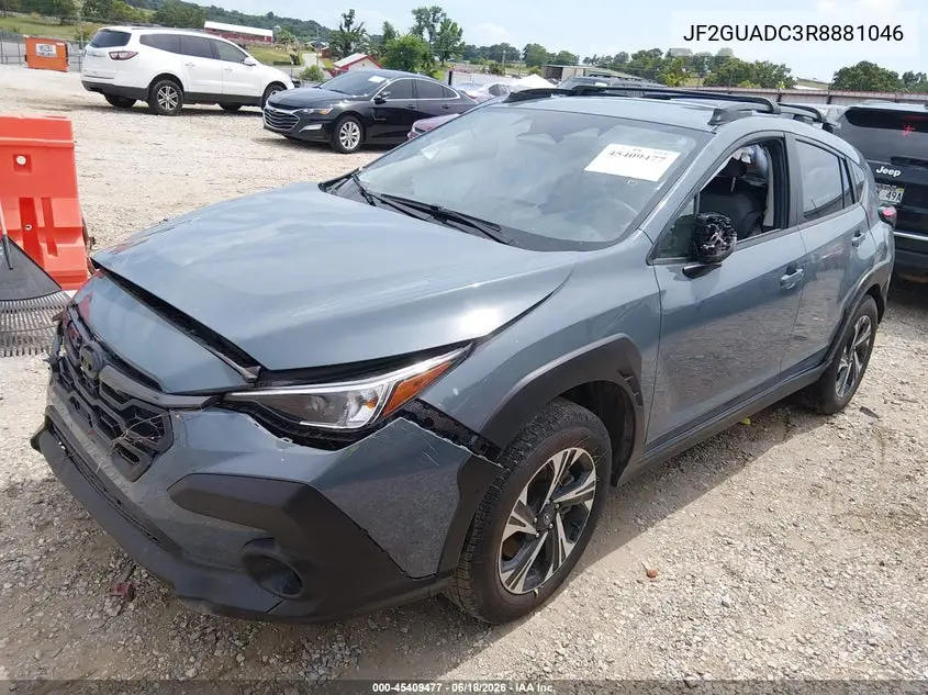2024 Subaru Crosstrek Premium VIN: JF2GUADC3R8881046 Lot: 45409477