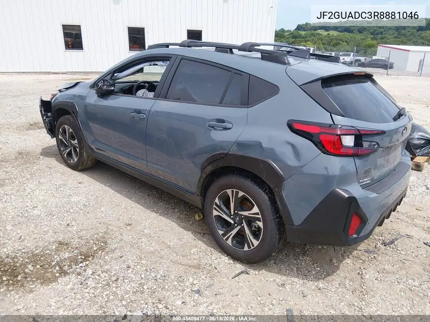 2024 Subaru Crosstrek Premium VIN: JF2GUADC3R8881046 Lot: 45409477