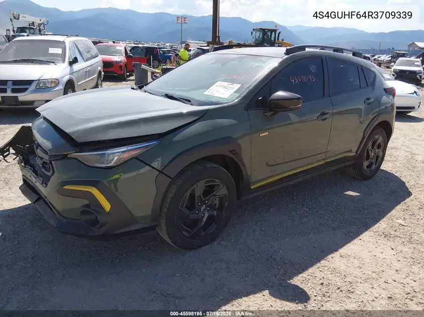 2024 Subaru Crosstrek Sport VIN: 4S4GUHF64R3709339 Lot: 45598195