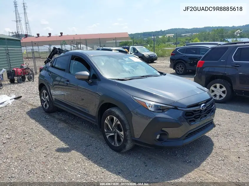 2024 Subaru Crosstrek Premium VIN: JF2GUADC9R8885618 Lot: 45611820