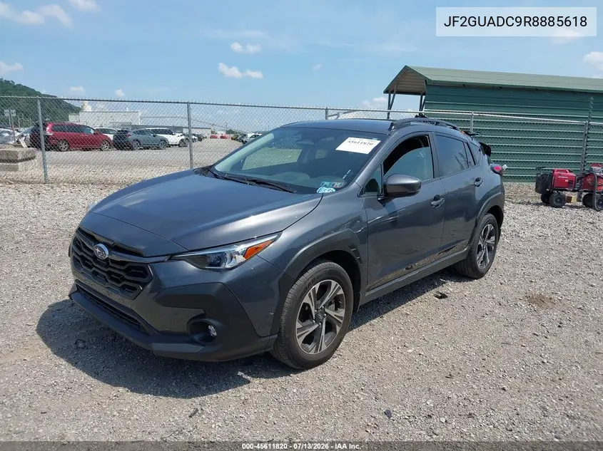 2024 Subaru Crosstrek Premium VIN: JF2GUADC9R8885618 Lot: 45611820