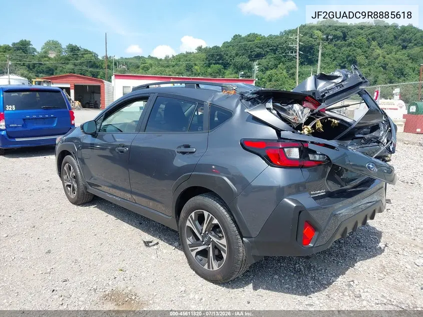2024 Subaru Crosstrek Premium VIN: JF2GUADC9R8885618 Lot: 45611820
