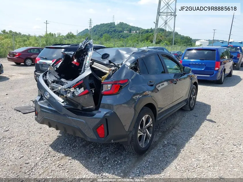 2024 Subaru Crosstrek Premium VIN: JF2GUADC9R8885618 Lot: 45611820