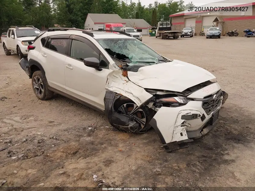 2024 Subaru Crosstrek Premium VIN: JF2GUADC7R8305427 Lot: 45613064