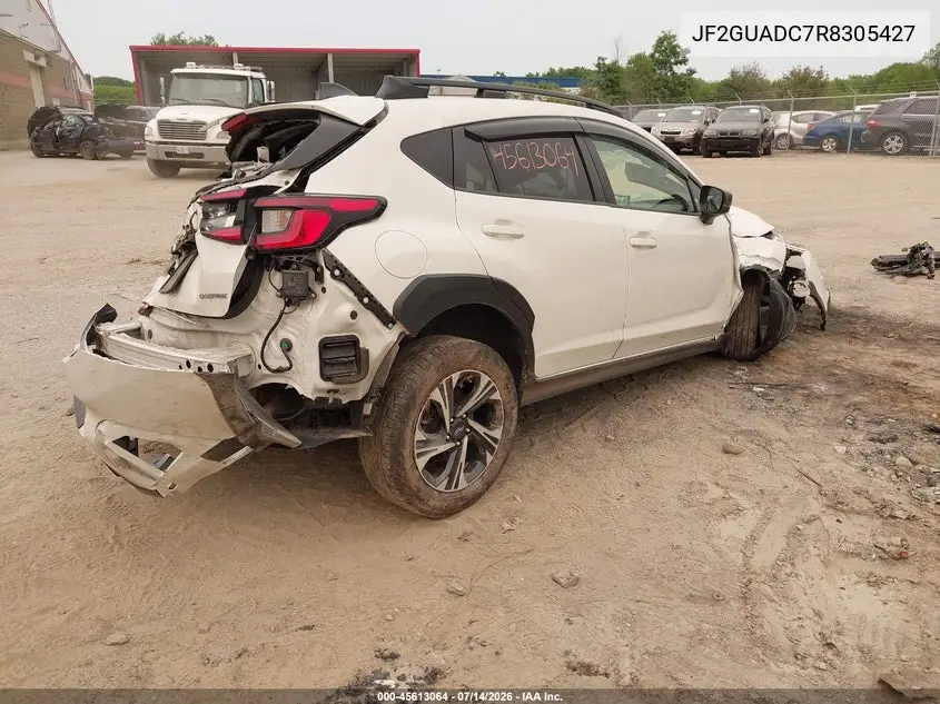 2024 Subaru Crosstrek Premium VIN: JF2GUADC7R8305427 Lot: 45613064