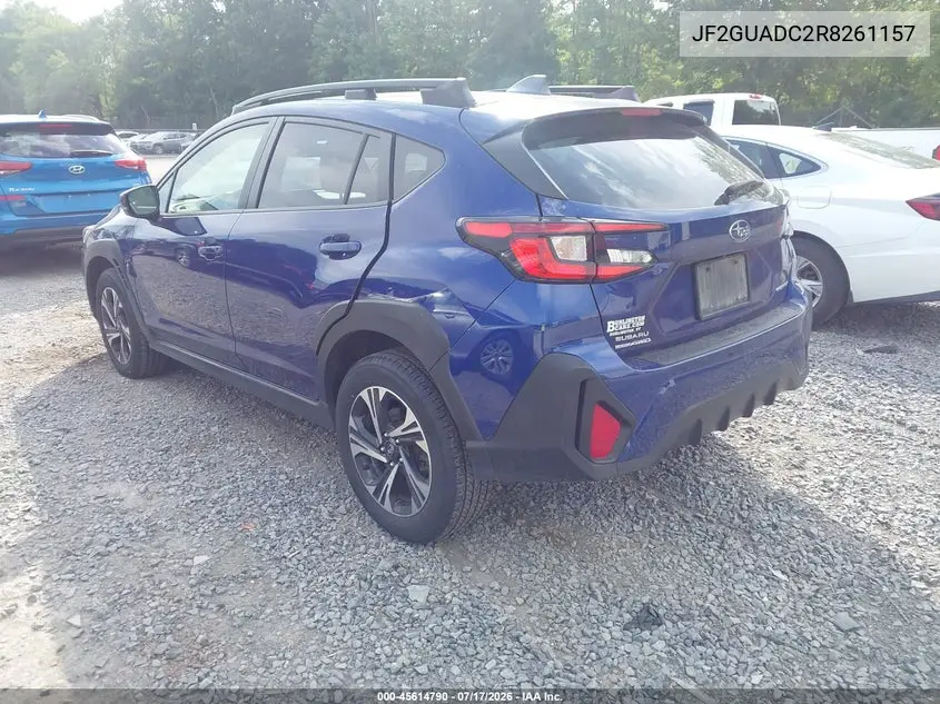 2024 Subaru Crosstrek Premium VIN: JF2GUADC2R8261157 Lot: 45614790