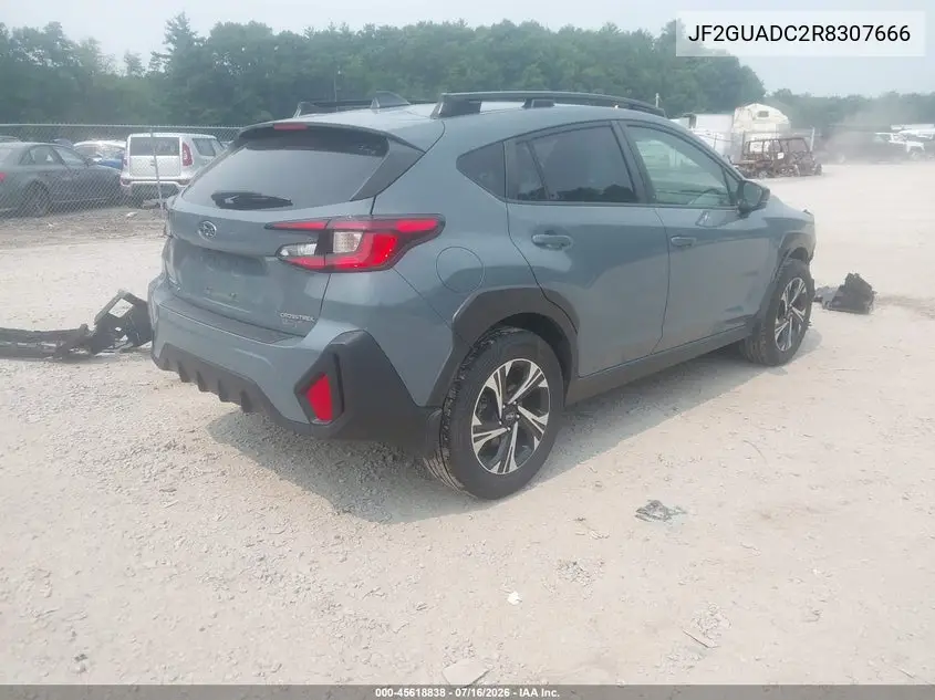 2024 Subaru Crosstrek Premium VIN: JF2GUADC2R8307666 Lot: 45618838