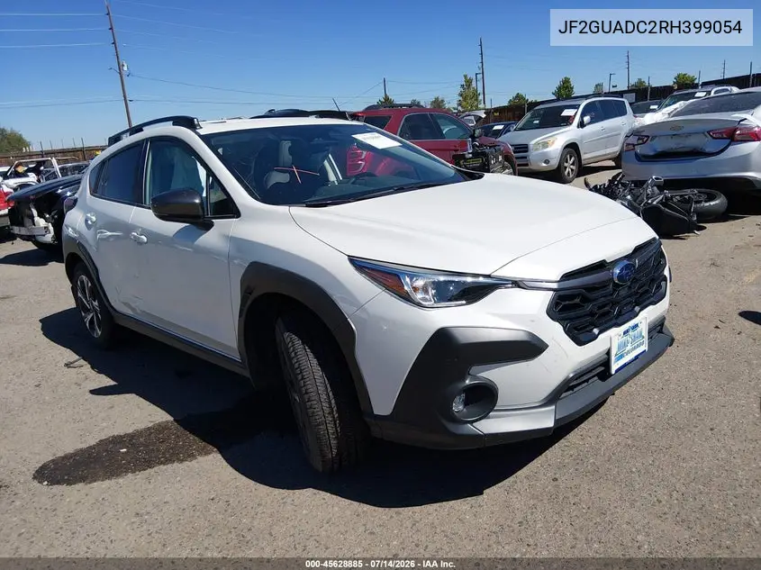 2024 Subaru Crosstrek Premium VIN: JF2GUADC2RH399054 Lot: 45628885