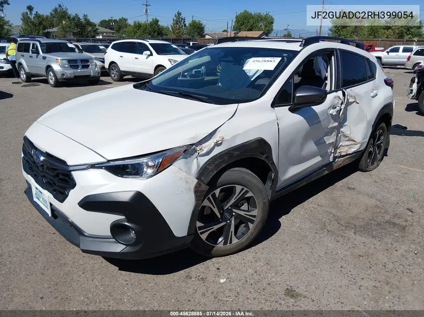 2024 Subaru Crosstrek Premium VIN: JF2GUADC2RH399054 Lot: 45628885