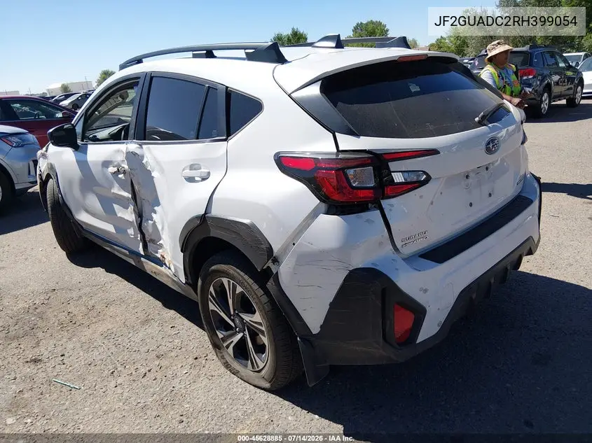 2024 Subaru Crosstrek Premium VIN: JF2GUADC2RH399054 Lot: 45628885
