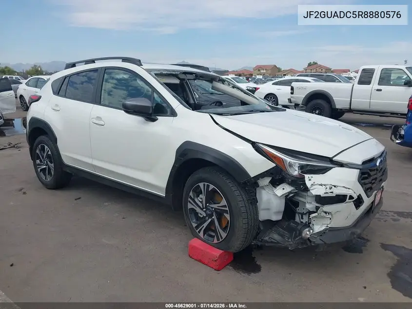 2024 Subaru Crosstrek Premium VIN: JF2GUADC5R8880576 Lot: 45629001