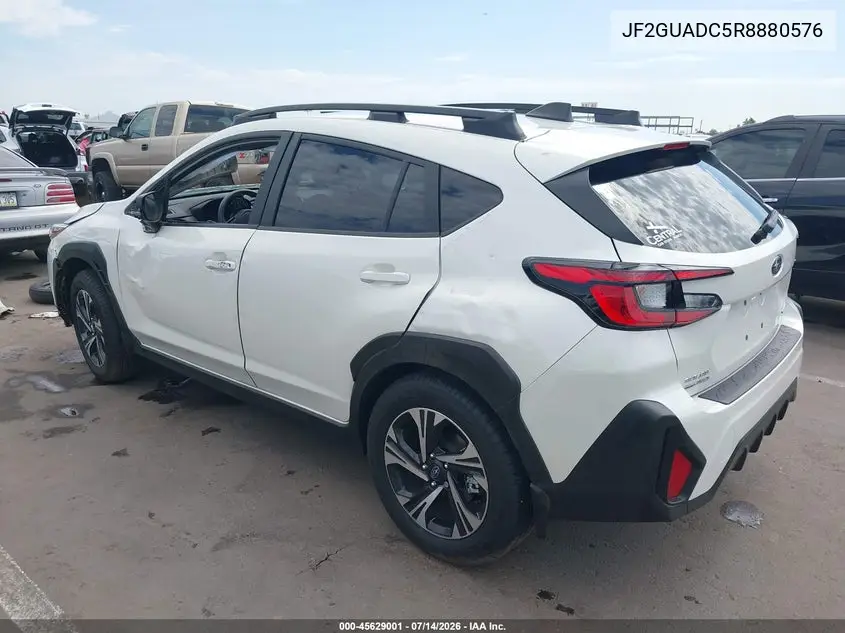 2024 Subaru Crosstrek Premium VIN: JF2GUADC5R8880576 Lot: 45629001