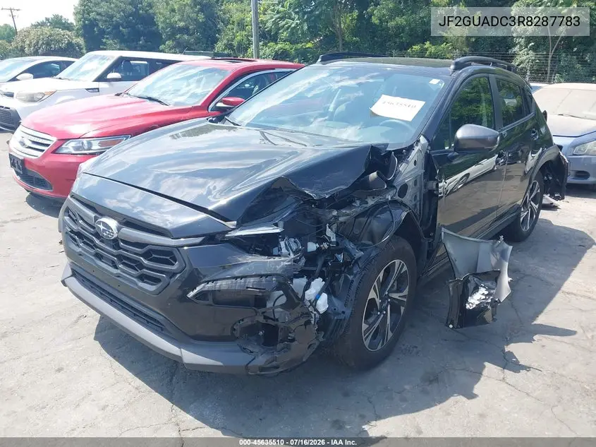 2024 Subaru Crosstrek Premium VIN: JF2GUADC3R8287783 Lot: 45635510