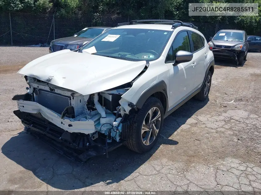 2024 Subaru Crosstrek Premium VIN: JF2GUADC4R8285511 Lot: 45655192