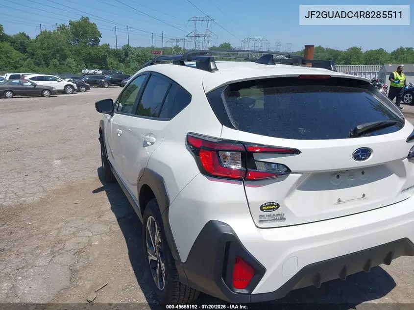 2024 Subaru Crosstrek Premium VIN: JF2GUADC4R8285511 Lot: 45655192